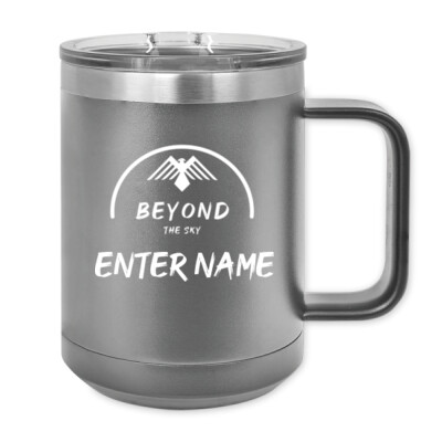 15oz Polar Camel Insulated Mug with name Thumbnail