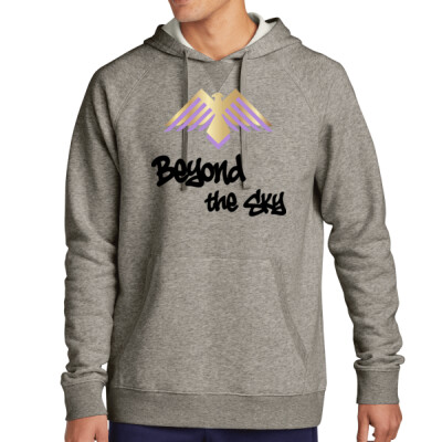 Adult Beyond the Sky Spraypaint Fleece Hoodie - Black Thumbnail