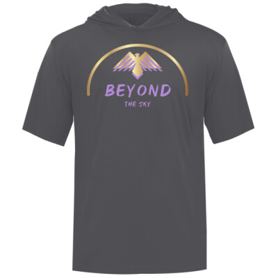 Adult Unisex Beyond the Sky Arch Short Sleeve Drifit Hoodie Thumbnail