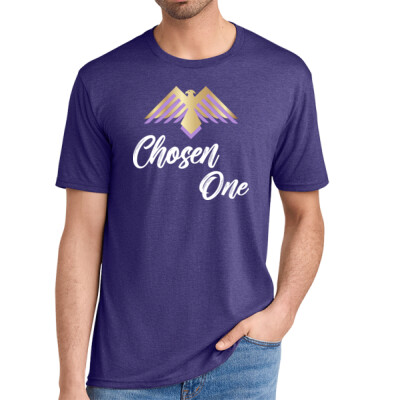 Adult Unisex Chosen One Triblend Shirt - White Thumbnail