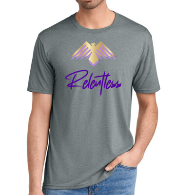 Adult Unisex Relentless Triblend Shirt - Purple Thumbnail