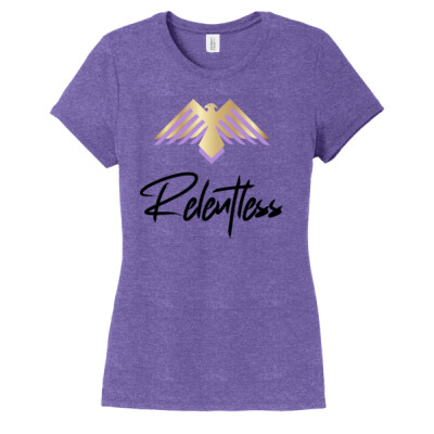 Ladies Relentless Triblend Shirt - Black Thumbnail
