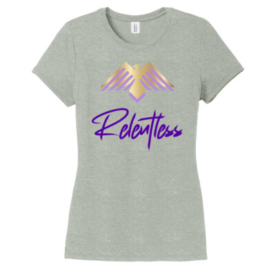 Ladies Relentless Triblend Shirt - Purple Thumbnail